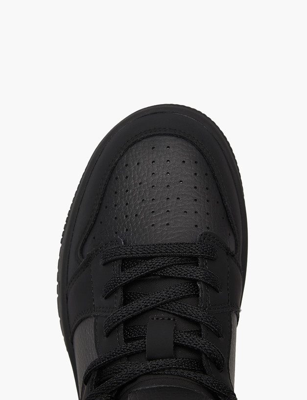 Черные высокие кроссовки для детей MASCOTTE 234-321921-0602 | ракурс 6