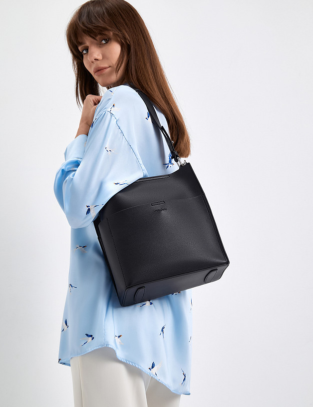 Черная женская сумка MASCOTTE 642-0113-602 | ракурс 1