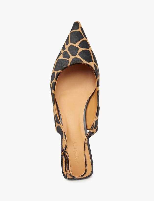 Женские туфли с анималистичным принтом  MASCOTTE 100-514611-0109 | ракурс 6 Женские туфли с анималистичным принтом  MASCOTTE 100-514611-0109 | ракурс 6