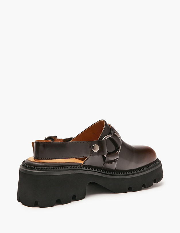 Коричневые женские туфли MASCOTTE 22-5161613-0109 | ракурс 3 Коричневые женские туфли MASCOTTE 22-5161613-0109 | ракурс 3