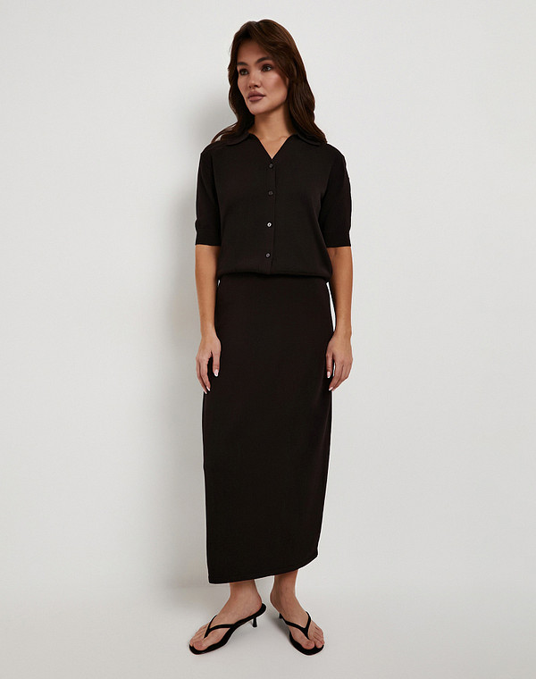 852-6121-2409 Юбка женская темн-коричн, Mascotte