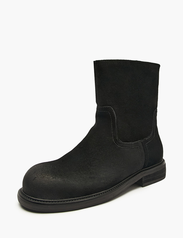 Черные женские ботинки MASCOTTE 234-521321-0202 | ракурс 2