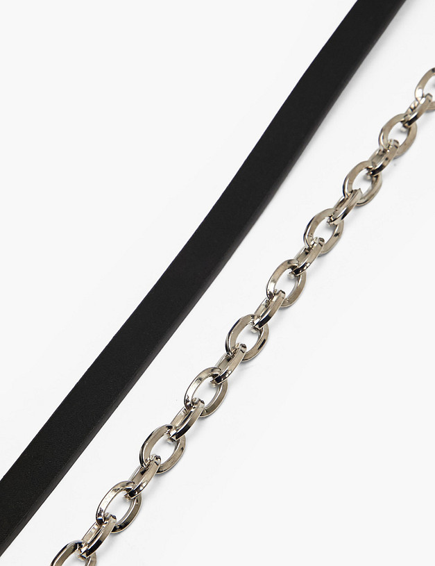 Черный женский ремень MASCOTTE 701-6101-602 | ракурс 3