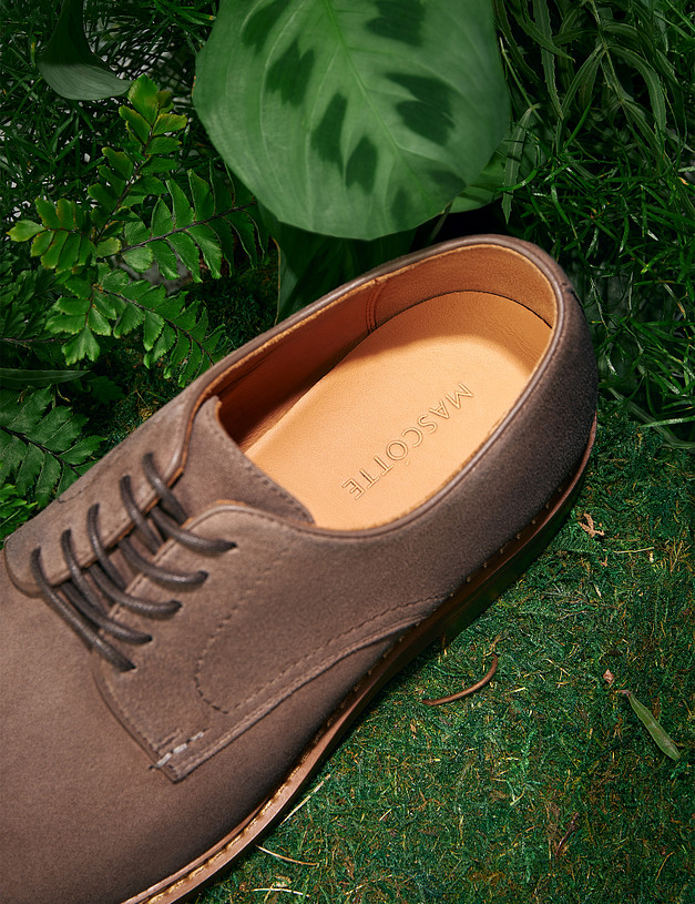 Коричневые мужские дерби MASCOTTE 175-510814-4667M | ракурс 3