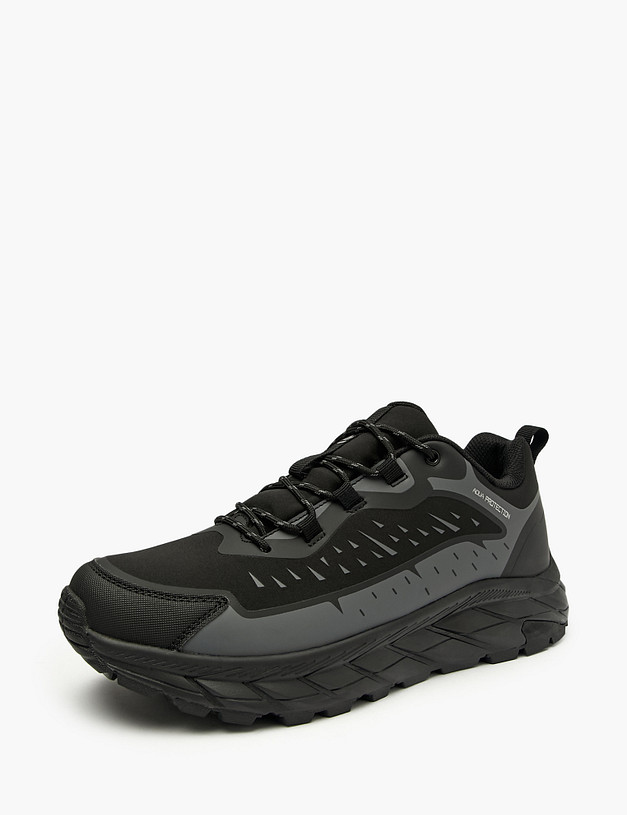 Черные мужские кроссовки MASCOTTE 182-420421-0202 | ракурс 2