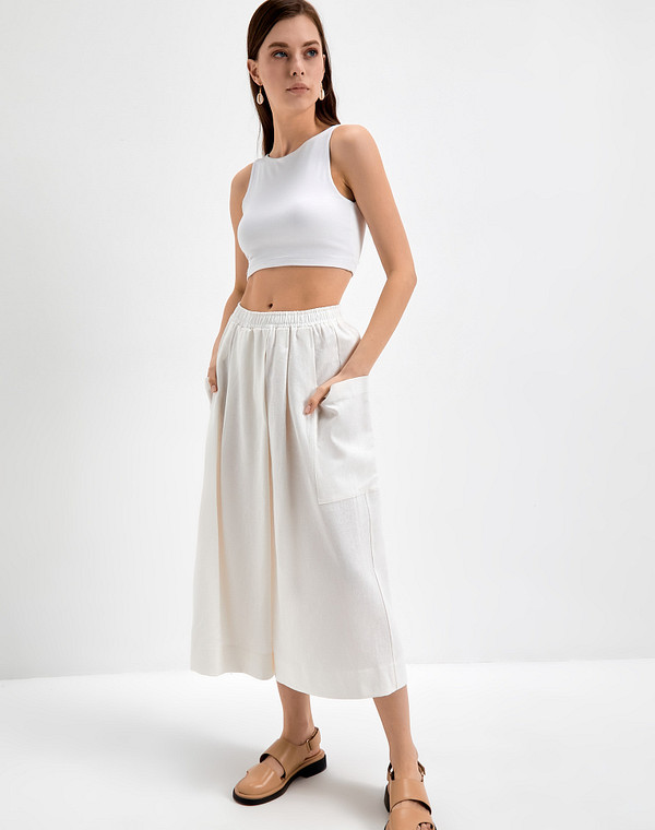 790-3116-2701 Брюки женские бел, Mascotte