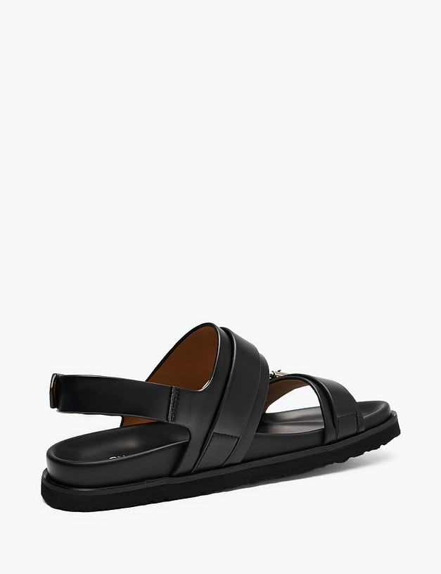 Черные женские сандалии MASCOTTE 234-611411-0102 | ракурс 3