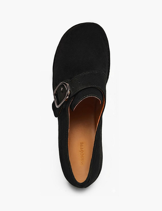 Черные женские полуботинки  MASCOTTE 233-610911-3605M | ракурс 4