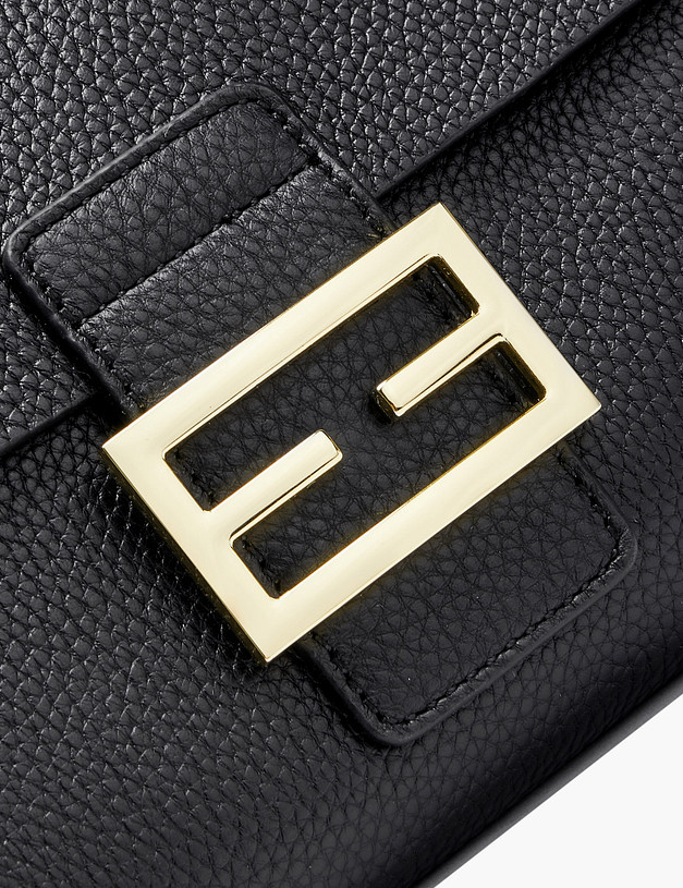 Черная кожаная женская сумка MASCOTTE 660-3212-102 | ракурс 5