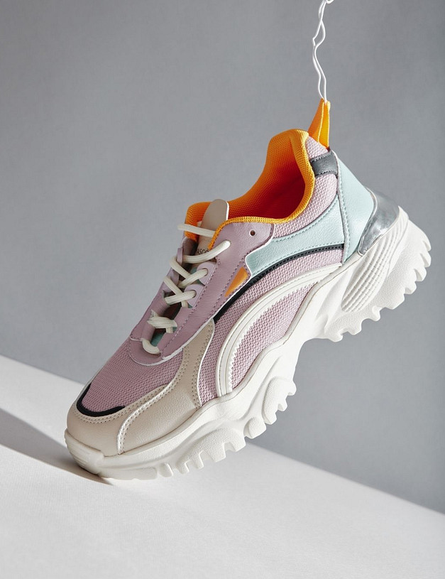 Розовые женские кроссовки MASCOTTE 189-210122-0206 | ракурс 6