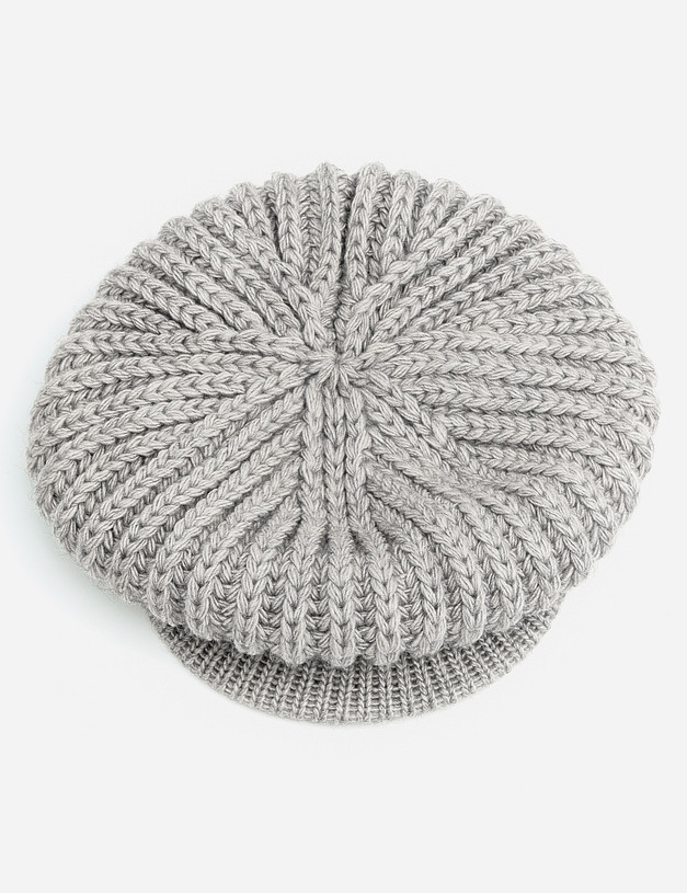 Серая женская шапка MASCOTTE 781-1236-510 | ракурс 2