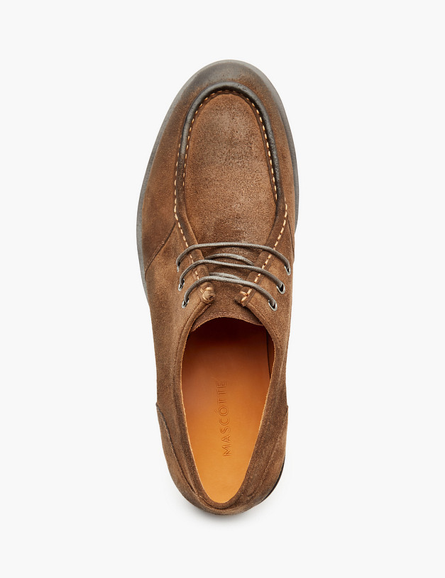 Коричневые мужские полуботинки MASCOTTE 175-3290811-2217M | ракурс 5