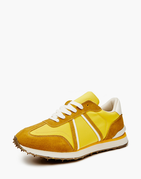 128-4191121-0218 Полуботинки для активного отдыха мужские текстиль-велюр/текстиль желт, Mascotte Lite