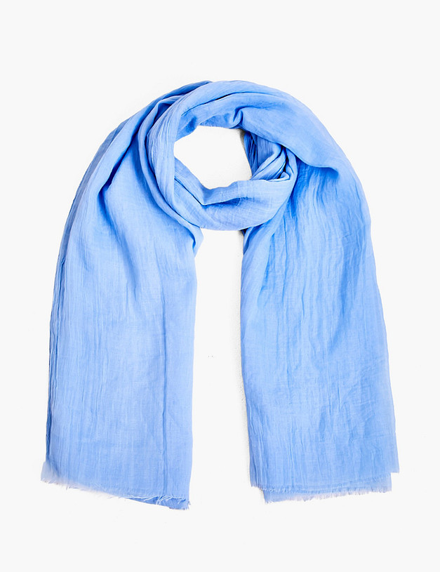 Голубой женский шарф MASCOTTE 766-6129-2411 | ракурс 3