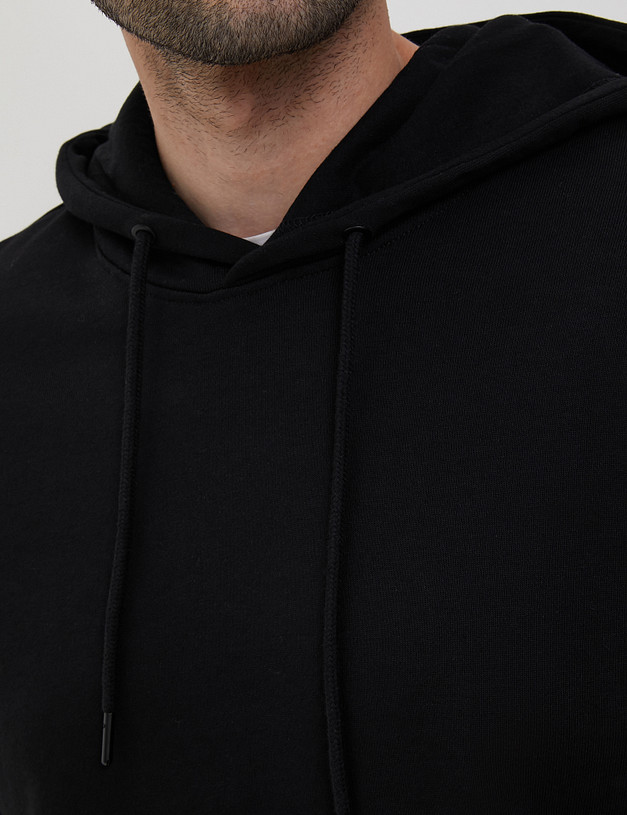 Черное мужское худи MASCOTTE 848-4128-2602 | ракурс 4