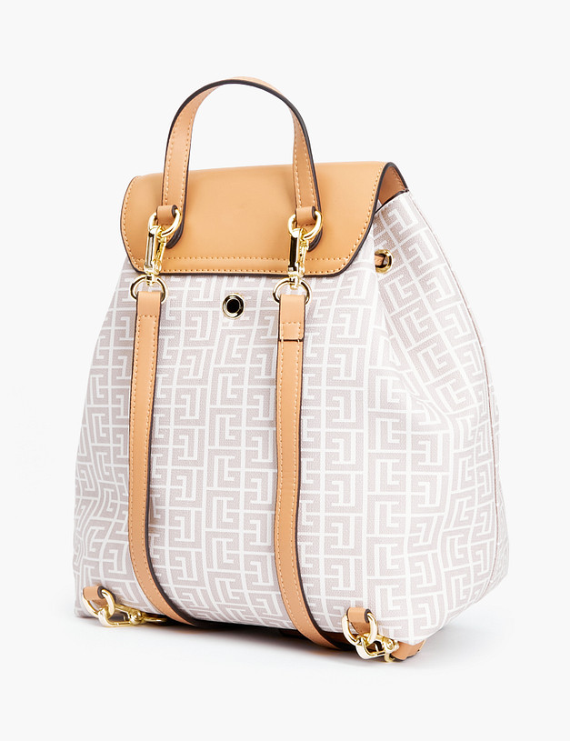 Бежевый женский рюкзак MASCOTTE 602-2101-601 | ракурс 3