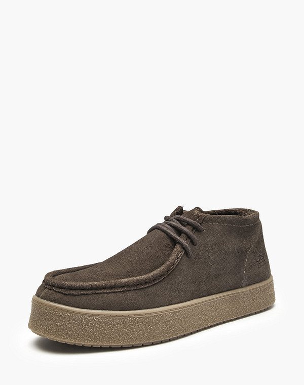 64-523221-0209 Ботинки женские велюр/ворсин темн-коричн, Lite by Mascotte