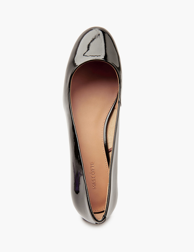 Черные лакированные женские туфли MASCOTTE 175-4127511-3701M | ракурс 6 Черные лакированные женские туфли MASCOTTE 175-4127511-3701M | ракурс 6