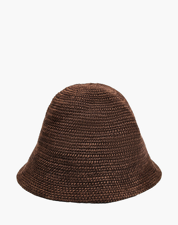 766-6143-2609 Шляпа женская текстиль корич, Mascotte