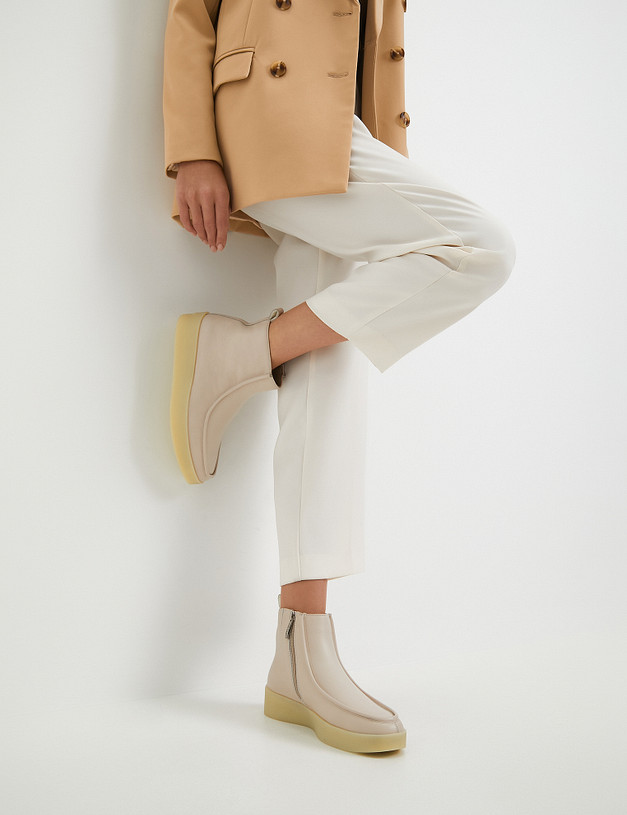 Бежевые женские высокие дезерты MASCOTTE 22-31802210-7137M | ракурс 1