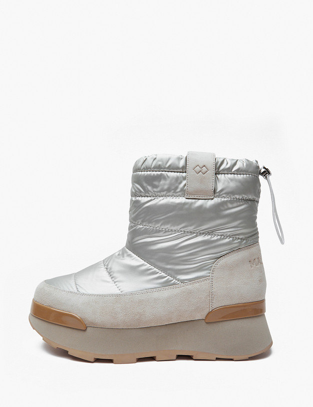 Серебристые женские дутики MASCOTTE 175-4245753-0216 | ракурс 1 Серебристые женские дутики MASCOTTE 175-4245753-0216 | ракурс 1