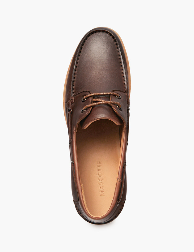 Рыжие мужские топ-сайдеры MASCOTTE 175-5112011-4119M | ракурс 5