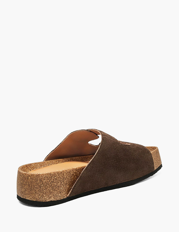 Коричневые женские сабо MASCOTTE 15-612911-6602M | ракурс 3