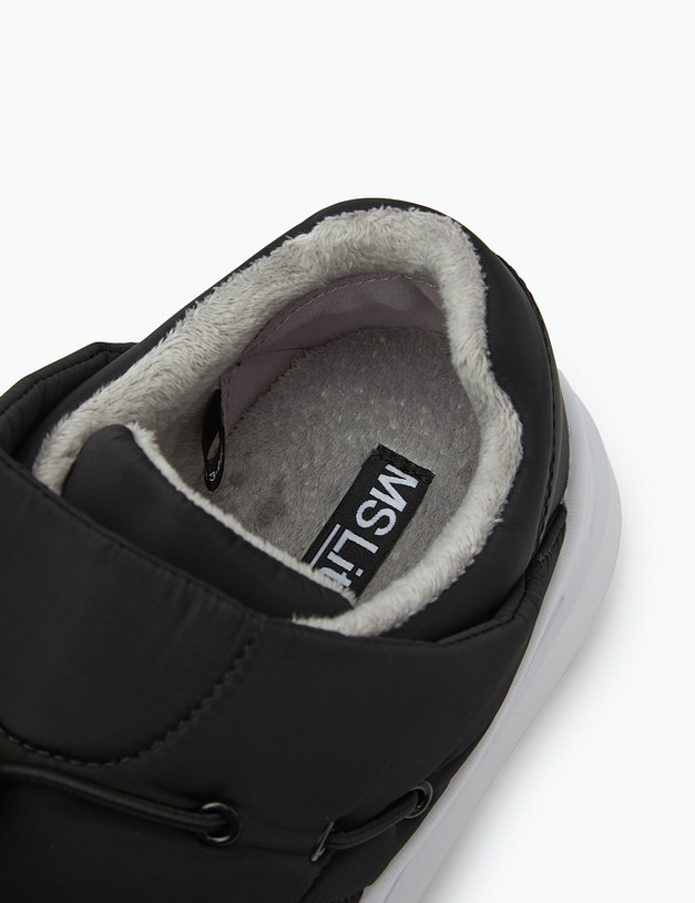 Черные женские короткие дутики MASCOTTE 151-3205623-0202 | ракурс 6