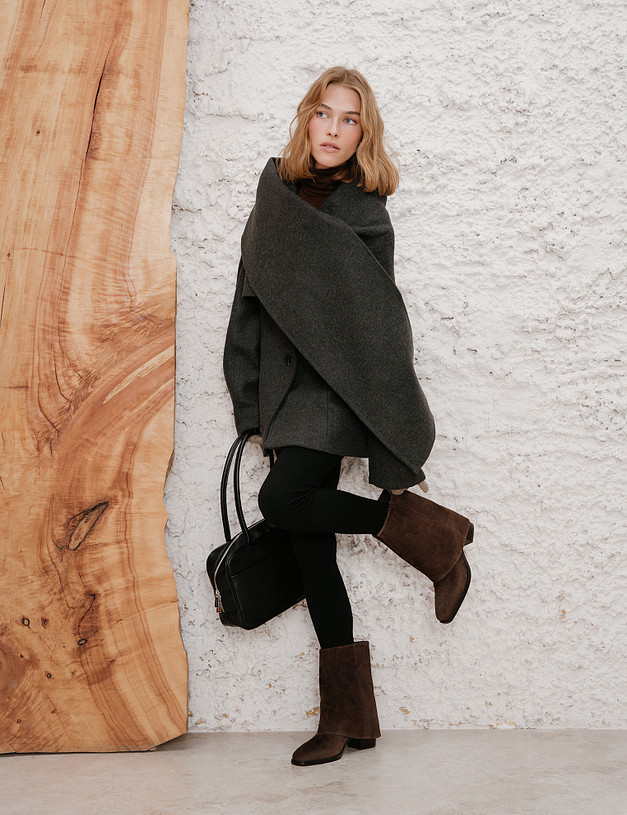 Коричневые женские ботильоны MASCOTTE 175-5282222-4680M | ракурс 1