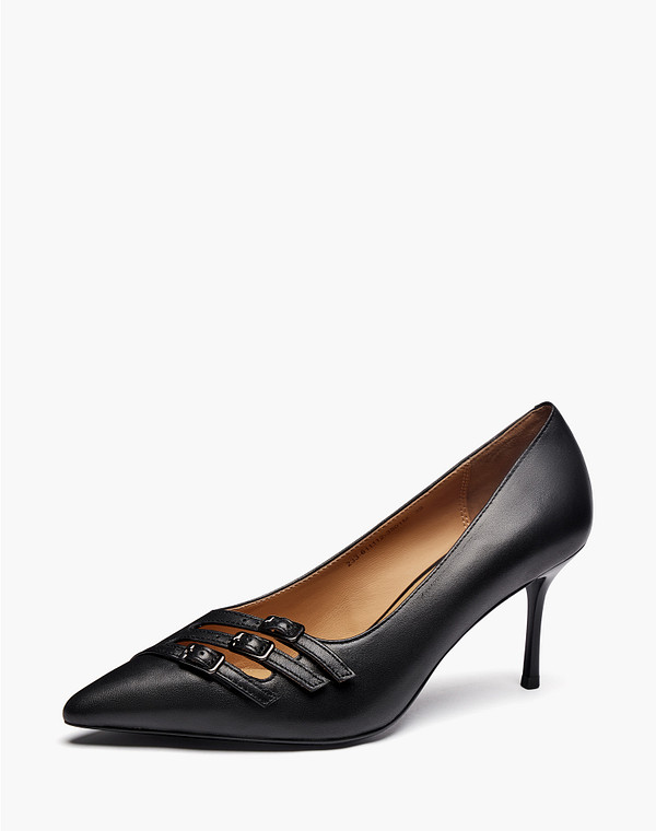 233-611112-3501M Туфли женские нат.кожа/нат.кожа черн, Mascotte