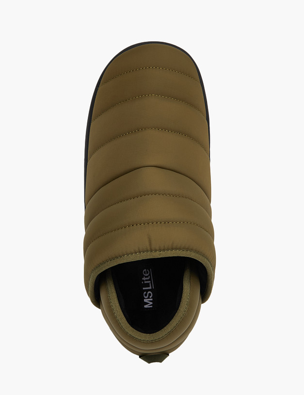 Оливковые короткие мужские дутики MASCOTTE 151-320923-0204 | ракурс 4