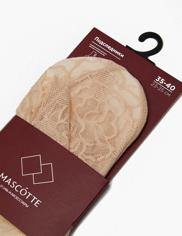 Бежевые женские подследники MASCOTTE 999-4109-7308 | ракурс 2