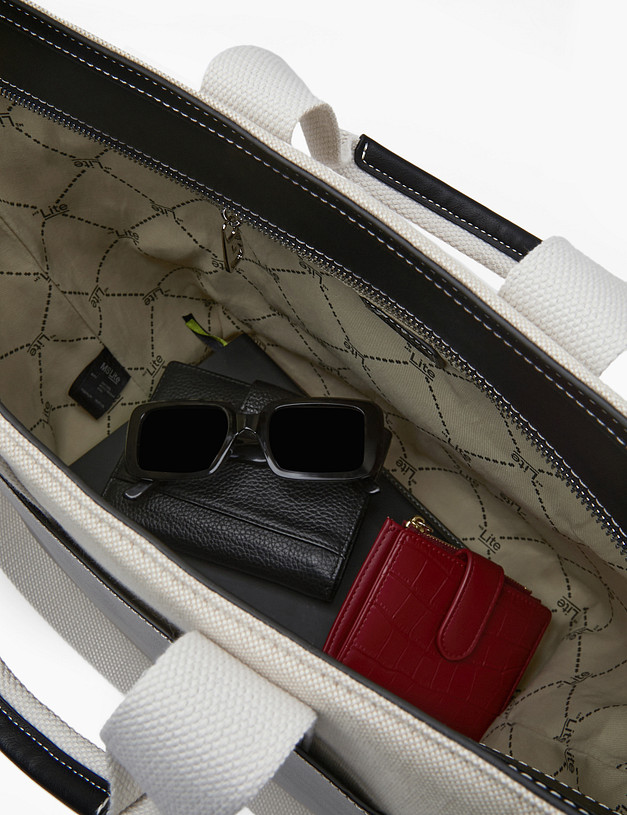 Бежевая женская сумка MASCOTTE 646-4110-208 | ракурс 7 Бежевая женская сумка MASCOTTE 646-4110-208 | ракурс 7