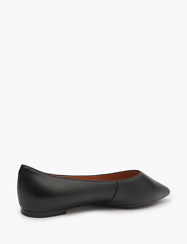 Черные женские балетки с острым мысом MASCOTTE 94-512811-3501M | ракурс 3 Черные женские балетки с острым мысом MASCOTTE 94-512811-3501M | ракурс 3