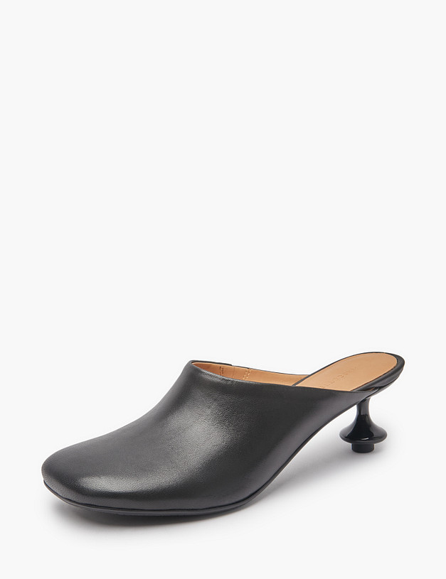 Черные женские мюли MASCOTTE 15-511911-0502 | ракурс 4 Черные женские мюли MASCOTTE 15-511911-0502 | ракурс 4