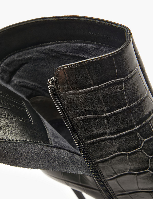 Черные женские ботильоны на шпильке MASCOTTE 175-5281024-0102 | ракурс 8