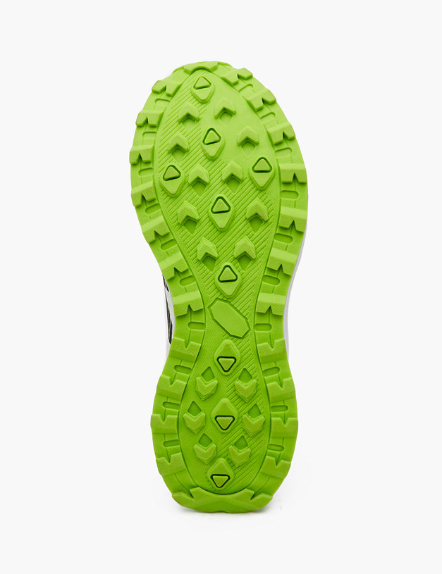 Белые мужские кроссовки с яркой подошвой MASCOTTE 189-311721-0201 | ракурс 6