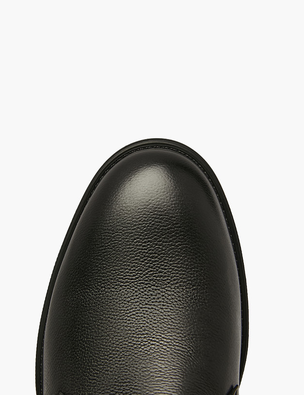 Черные мужские зимние ботинки MASCOTTE 142-520731-0102 | ракурс 4 Черные мужские зимние ботинки MASCOTTE 142-520731-0102 | ракурс 4