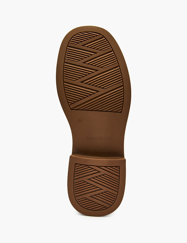 Рыжие женские зимние полусапоги MASCOTTE 126-5282031-4691M | ракурс 6