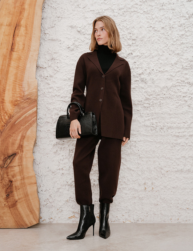 Черные женские ботильоны на шпильке MASCOTTE 175-5281024-0102 | ракурс 2