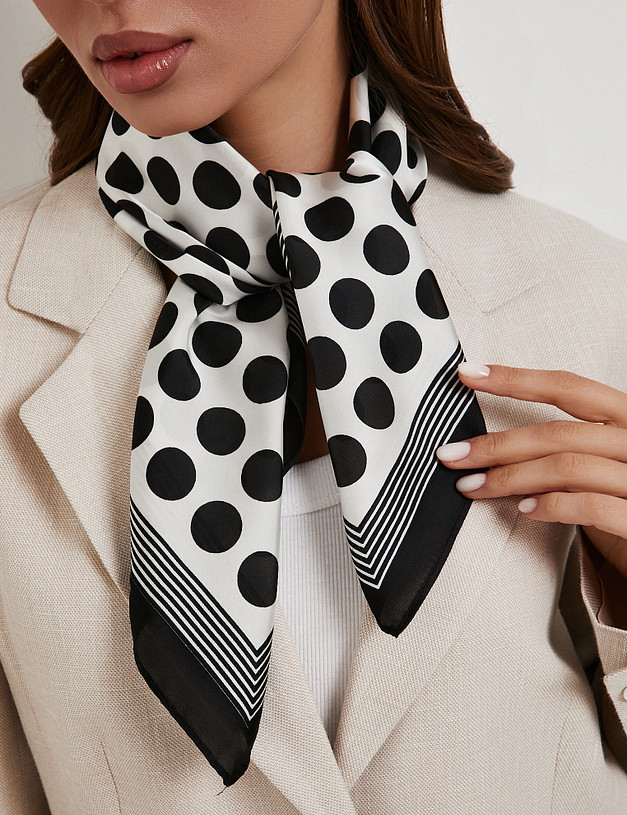 Женский платок в горох MASCOTTE 766-6103-2421 | ракурс 2