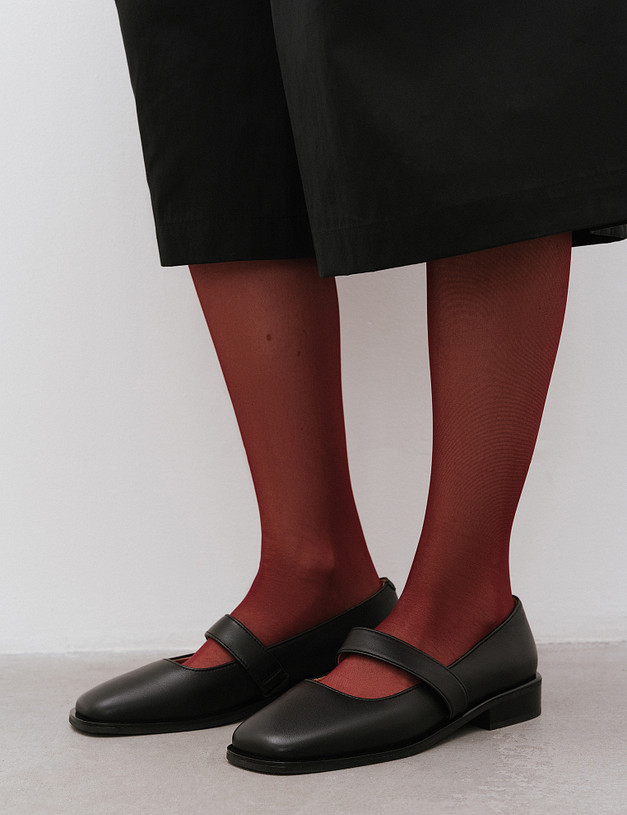 Черные женские туфли Мэри Джейн MASCOTTE 94-512511-3501M | ракурс 8