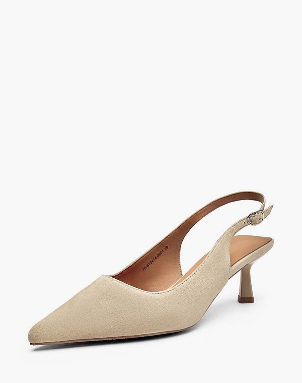 78-613414-0601 Туфли летние женские велюр/нат.кожа молочн, Mascotte