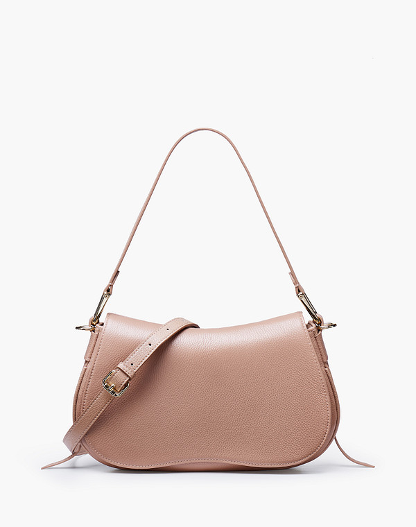 660-4151-108 Сумка женская нат.кожа-и.кожа/текстиль беж, S, Mascotte