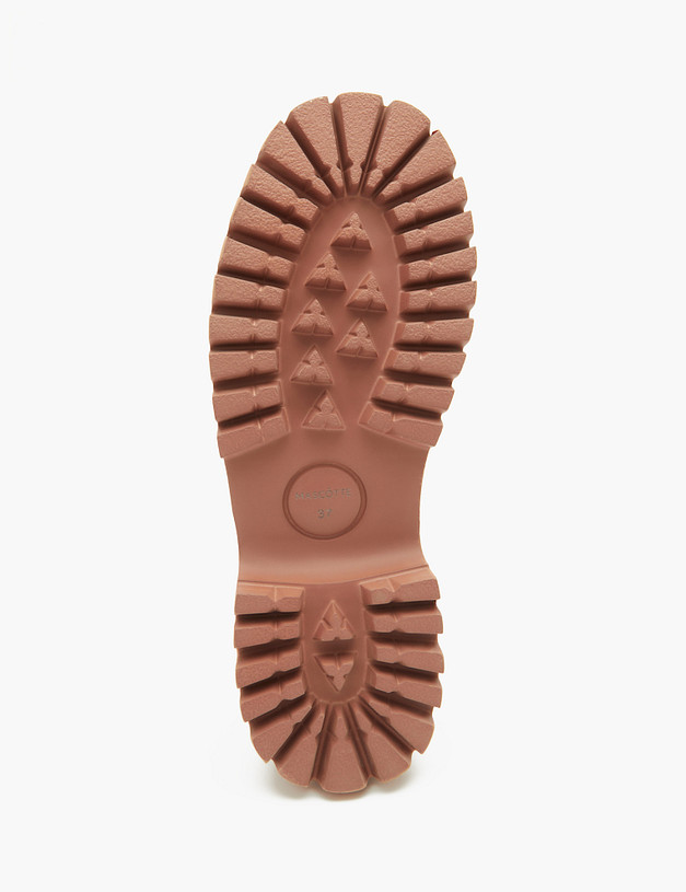 Бежевые женские лоферы с цепью MASCOTTE 15-2145411-4625M | ракурс 5