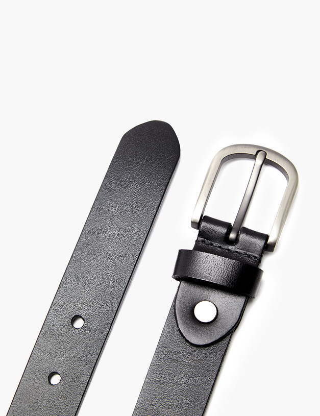 Черный женский ремень MASCOTTE 703-4102-102 | ракурс 3