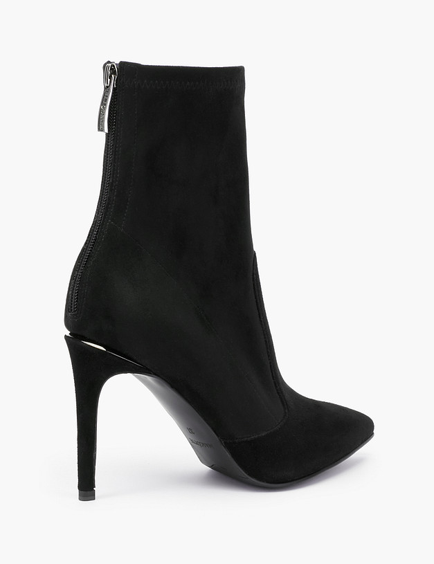 Велюровые ботильоны на шпильке MASCOTTE 100-210325-0602 | ракурс 4
