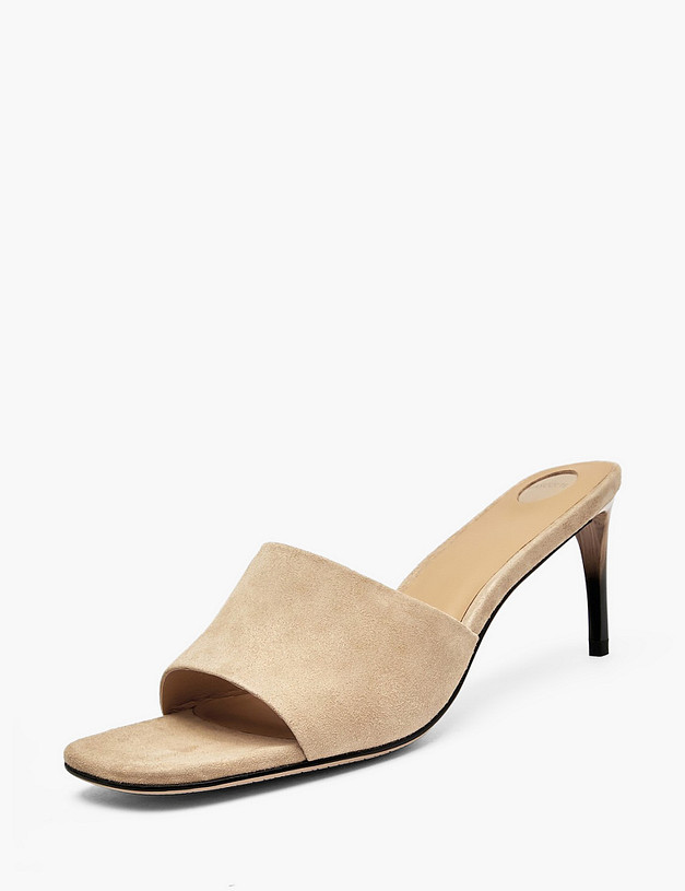 Бежевые женские сабо MASCOTTE 15-613911-4625M | ракурс 2