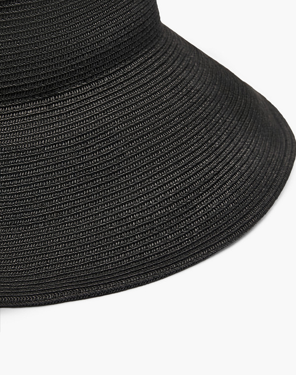 766-6142-2402 Шляпа женская целлюлоза-текстиль черн, Mascotte