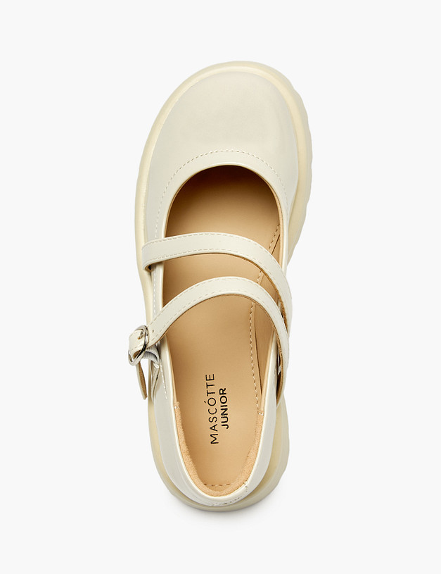 Молочные туфли Мэри Джейн для девочек MASCOTTE 98-522211-0601 | ракурс 5